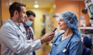 CNO reviewing a clinical rotation platform dashboard